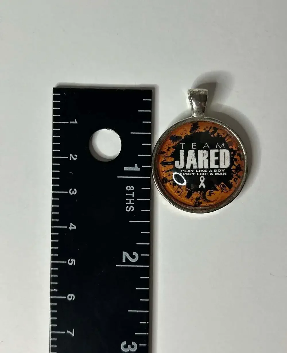 Team Jared Awareness Pendant Necklace